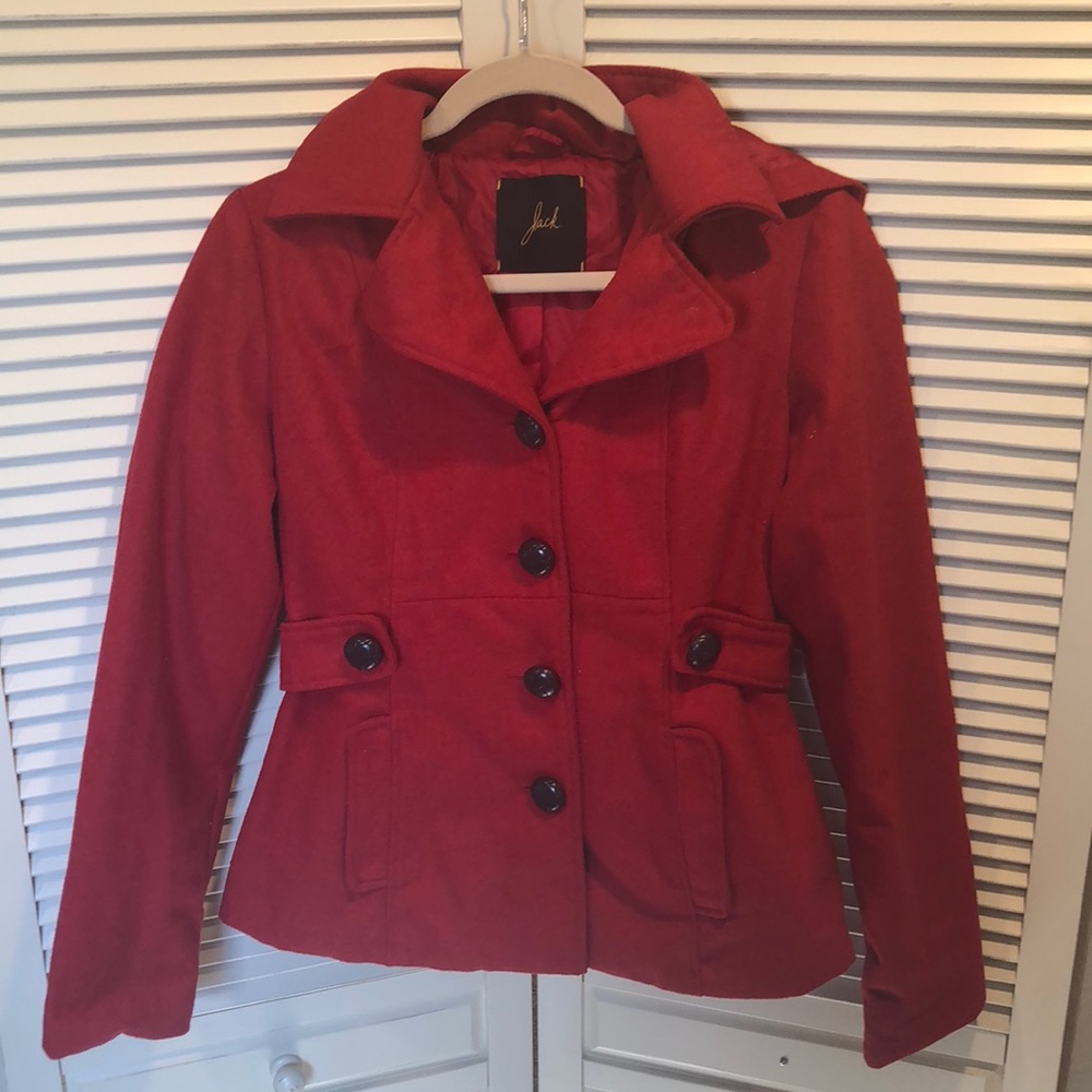 Jack Red Peacoat